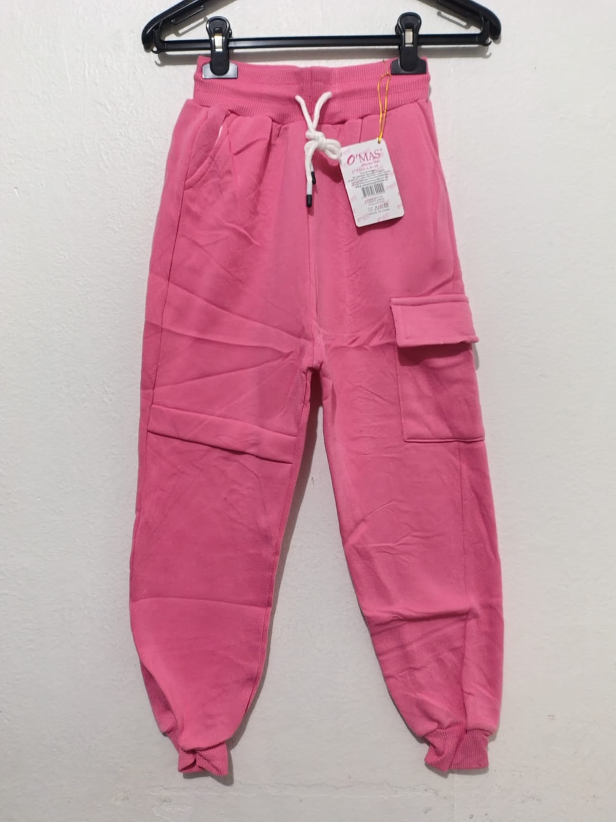 BUZO NIÑA POLAR CARGO ROSADO