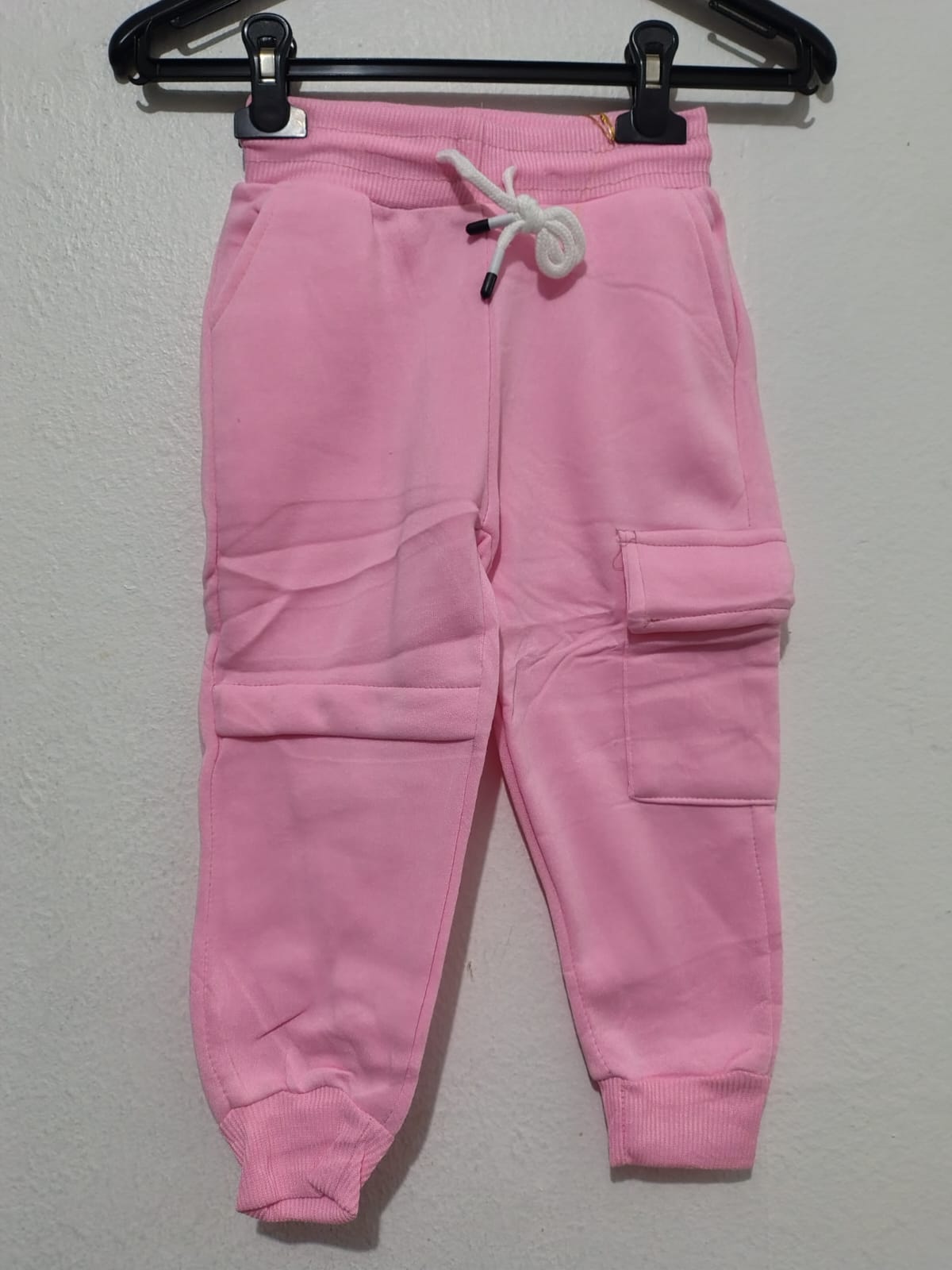 BUZO NIÑA POLAR CARGO ROSA PASTEL