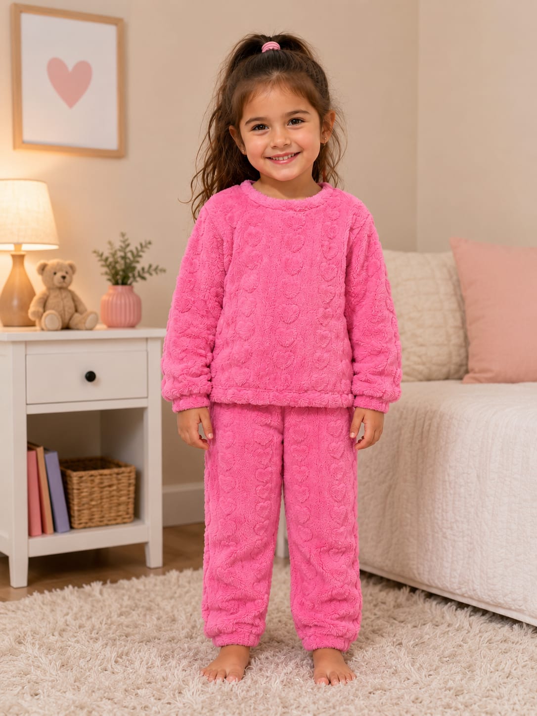 PIJAMAS INFANTIL COLOR ROSADO
