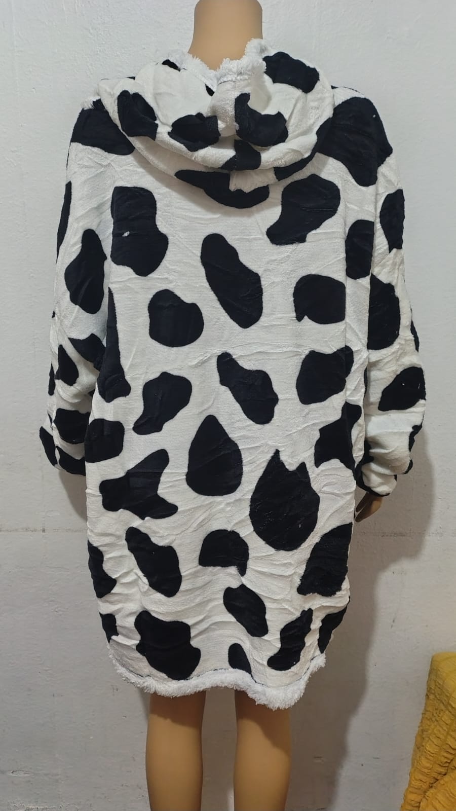 MAXI POLERONES BLANCO DISEÑO VAQUITA